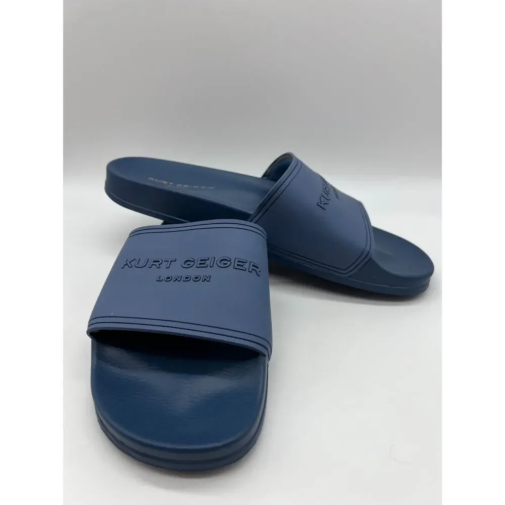 Kurt Geiger London Pool Slider Blue Men's Size 13 / 46 EUR New